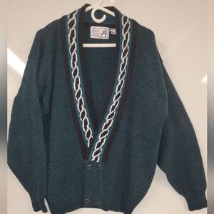 Vintage Nino Foriero knit Cardigan Men's Large - Randy River Button Knit Sweater
